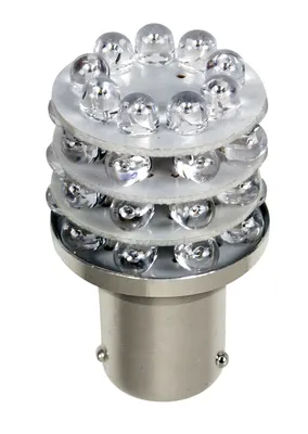 Immagine prodotto di 12V Lampada Multi-LED 36 Led - (P21W) - BA15s - 1 pz - Blister, colore:rosso