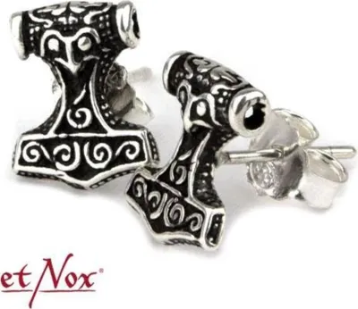 Produktbild von Thors Hammer Ohrstecker: Silber Ohrringe von etNox