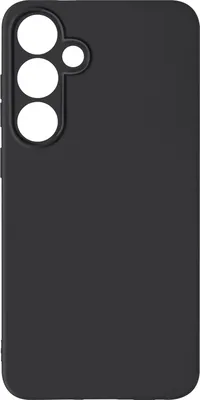 Produktbild von Avizar, Soft Touch Hülle Silikon Samsung Galaxy S24, matte Rückseite, Schwarz