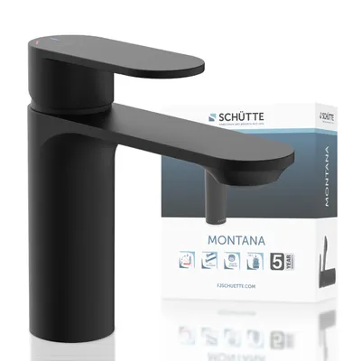 Produktbild von 32316 MONTANA Waschtischarmatur, Schwarz matt