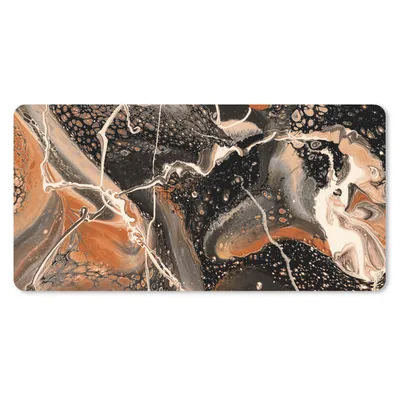 Produktbild von MuchoWow® Mauspad Mousepad Acrylfarbe - Muster - Rot 60x30 cm - Mousepads - Maus Mat - Pad - Mausunterlage - Nachhaltig