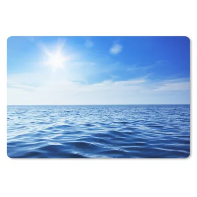 Produktbild von MuchoWow® Mauspad Mousepad Meer - Sonne - Himmel 27x18 cm - Mousepads - Maus Mat - Pad - Mausunterlage - Büroartikel - Desk Matten