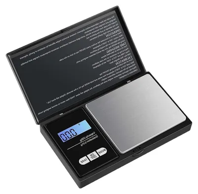 Immagine prodotto di Bilancia digitale mini – Bilancia portatile – Bilancia per grammi – Ideale per pesare gioielli – Precisione 0,01 g – Capacità 300 g – Argento