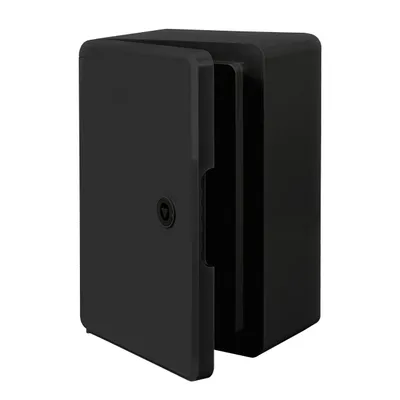 Produktbild von Schaltschrank ABS 200x300x130 Schwarz Kunststoff IP65 Gehäuse Schrank Industriegehäuse Leergehäuse