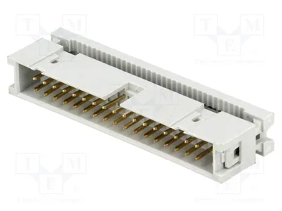 Image de 1 connecteur à broches : 34 pour câble plat, mâle, 1,27 mm, connecteur DS1015-34NN0A