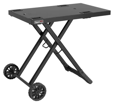 Produktbild von Royal Gourmet Grilltisch Klappbar Grillwagen für Gasgrill, Outdoor Grillständer für Tischgrill, Faltbarer Rollwagen mit Haken, Klapptisch