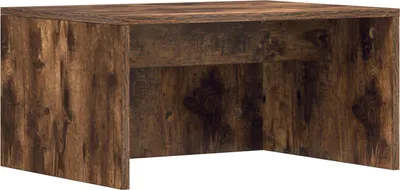 Image de Bureau mural Chêne fumé 60 x 45 x 30 cm Bois d'ingénierie
