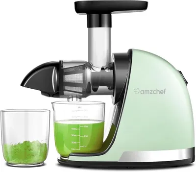 Produktbild von AMZCHEF Entsafter Slow Juicer elektrische Saftpresse nährstoffschonend 4-in-1