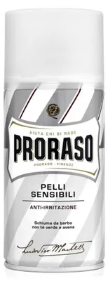 Image de Mousse à raser Shiuma Pelli Sensibli Bianca Sensi 300 ml - Proraso