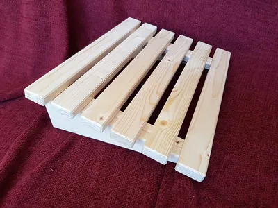 Produktbild von Sauna Kopfstütze Kopfkeil Nackenstütze Holzkissen Saunakissen 6 Lt.