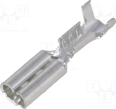 Zdjęcie produktu dla 10 sztuk złączek kablowych: płaskie, 0,3÷0,5 mm², 2,8 mm, wtykowe, proste, 3760B.67, nieizolowane