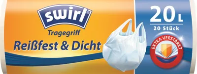 Produktbild von Swirl Tragegriff Müllbeutel 20L ( 20 stk./ Rolle )