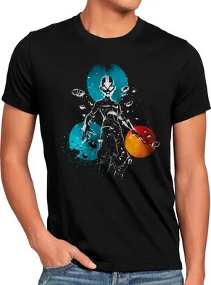 Produktbild von A.N.T. Airbender Galaxy Herren T-Shirt avatar anime japan manga last