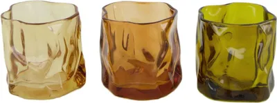 Produktbild von Dijk Teelichthalter Glas braun 8 x 8 x 7,5 cm
