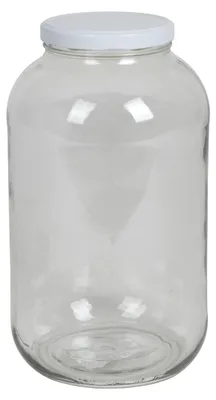 Image de Bocal à conserves 4,25L Bocal à conserves Bocal à cornichons Couvercle vissable