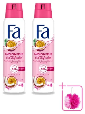 Obrázok produktu pre 2 x Deodorant vo spreji Fa Passion Fruit, 150 ml - Balenie po 2 kusy