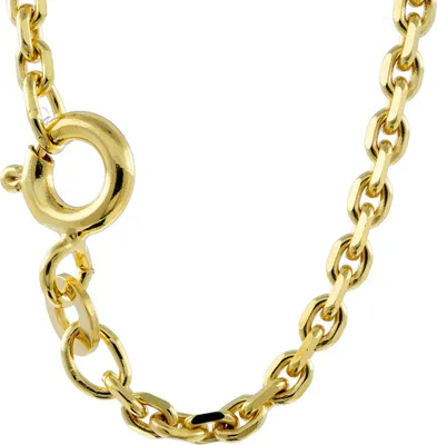 Produktbild von Ankerkette diamantiert Länge 50cm - Breite 1,9mm - 585-14 Karat Gold