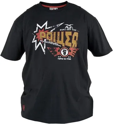 Produktbild von Übergrößen T-Shirt Duke London POWER Schwarz 5XL