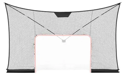 Produktbild von Hockey-Tornetz - Hockeytor-Ersatznetz, nur Netz - 366 x 213 cm - Robustes Trainingsnetz - Erweiterte Abdeckung - Leicht und tragbar - Für Jugendliche und Erwachsene