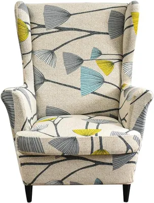 Produktbild von Ohrensesselbezug 2 Stück, Stretch, Polyester, für Wohnzimmer
