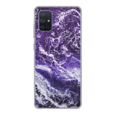 Produktbild von MuchoWow® Handyhülle Schutzhülle Hülle für Samsung Galaxy A71 Mineralien - Muster - Naturstein Silikon Softcase Handy Hülle - Kartenbesitzer