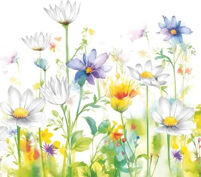 Produktbild von 20 Servietten Beautifull Flower Meadow - Traumhafte Frühlingswiese 33x33cm