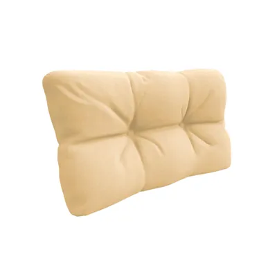 Produktbild von POKAR Palettenkissen mit schöner Steppung Auflage Palettensofa, Größe:Seitenkissen 60 x 40, Farbe:Beige - Wasserdicht