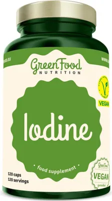 Produktbild von GreenFood Nutrition Jod 120 Kapseln