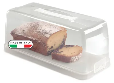 Produktbild von Snips Kuchen Transportbox 34 x 15 x 14 cm, Tortenglocke für Plumcake, Königskuch