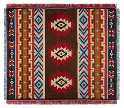 Produktbild von 1 Stk Ethno-Decke aus reiner Leinen-Mischung mit charakterstarkem kariertem Muster und handgefertigten Quasten. Maße: 90 x 90 cm – ideal als vielseitige Leinen-Decke für Indoor-Dekoration, Outdoor-Nutzung oder Reisebegleiter. Die atmungsaktive, pflegeleichte Struktur macht sie zu einer langlebigen Wahl für Camping, Picknick, Sofa oder Schlafzimmer. Dank ihres geringen Gewichts und der kompakten Größe ist sie besonders reiseoptimiert. Der indisch inspirierte Ethno-Look verleiht jedem Raum oder Outdoor-Settin