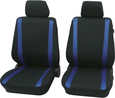 Produktbild von Auto Sitzbezüge für Vordersitze 6-teilig - Samoa blau, Eco Class mit SAB 1 | Autositzbezüge / Schonbezüge von PETEX