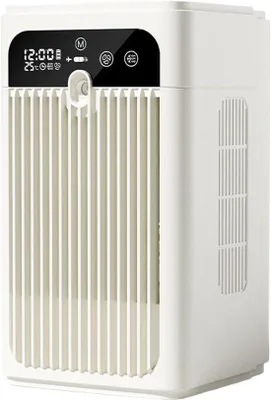 Image de VHV - Ventilateur de bureau - Ventilateur de table 3-en-1 avec fonction brumisation et éclairage LED - Refroidisseur d'air pour bureau, maison et camping