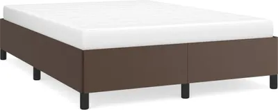 Obrázok produktu pre vidaXL Posteľný rošt Brown 140x190 cm Imitácia kože