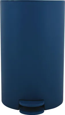 Produktbild von MSV "Osaki Cubo de Basura con Pedal, 3 L, Color Azul Oscuro, 3 l, Rund, Polypropylen (PP), Blau, Terrasse, Polypropylen