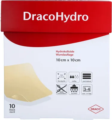 Produktbild von DracoHydro Hydrokolloider Wundverband, 10 St VER