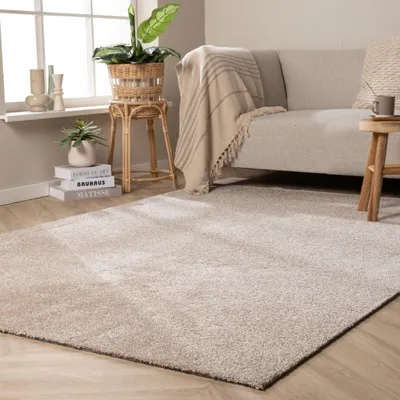 Produktbild von Volero - Waschbarer Teppich - Clean Beige - 200x290 cm - Wohnzimmer, Esszimmer, Schlafzimmer - Ländlich, Modern, Skandinavisch