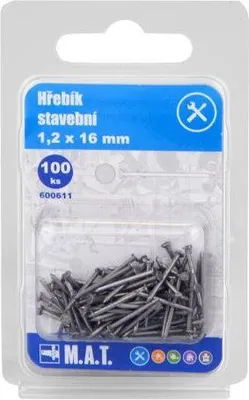 Zdjęcie produktu dla gwóźdź budowlany 16x1,2mm (100szt)