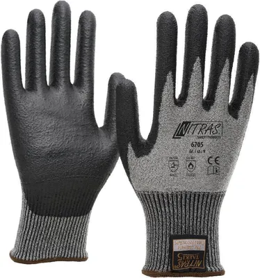 Produktbild von Arbeitshandschuhe 10 Paar | Nitras Taeki Schnittschutzhandschuhe | Gr. 6