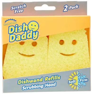 Imagen del producto de 2 Unidades De Reemplazo Para Cabezal De Limpieza "Scrub Daddy" / "Dish Daddy"