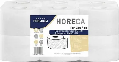 Obrázok produktu pre Toaletný papier Jumbo HORECA, 12 rolí