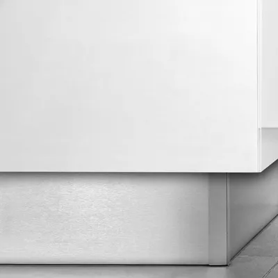 Image de Kit de plinthes de cuisine Plasline avec accessoires union, H 100 mm, Anodisé satiné