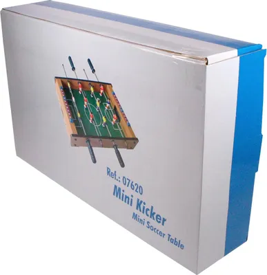 Produktbild von Mini Tischkicker "Mini Soccer" Tischfußball Spieltisch Kickertisch mini  braun