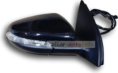 Produktbild von Außenspiegel Spiegel rechts elektrisch für VW GOLF VI 5K 2008 - schwarz :LC9X
