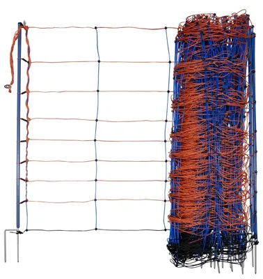 Obrázek produktu pro AKO TitanNet Premium 50?m x 90?cm blau/orange, 14 Pfähle, Weidezubehör