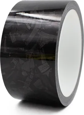 Produktbild von 8,5m Zierstreifen 40mm Forged Carbon Schwarz Glanz Auto Motorrad Dekorstreife