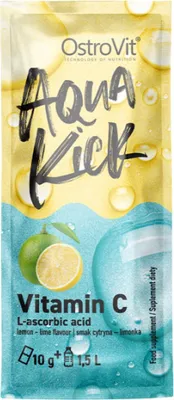 Obrázek produktu pro OstroVit | Aqua Kick / Pokročilá hydratace s vitaminem C Citron a limetka