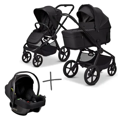 Produktbild von Moon Resea FOLD SET Kombi-Kinderwagen onyx inkl. Cosmo Babyschale