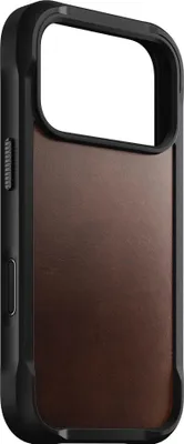 Image de Nomad Rugged Leather Case iPhone 17 Pro Rustic Brown Horween