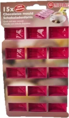 Produktbild von Silikomart Pralinenform aus Silikon, flexibel, für 15 Pralinen, -60°C bis 230°C