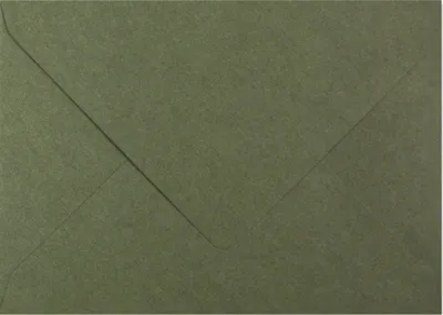 Produktbild von Dunkelolivfarbene Briefumschläge 120g/m2 C6 10 Stück.